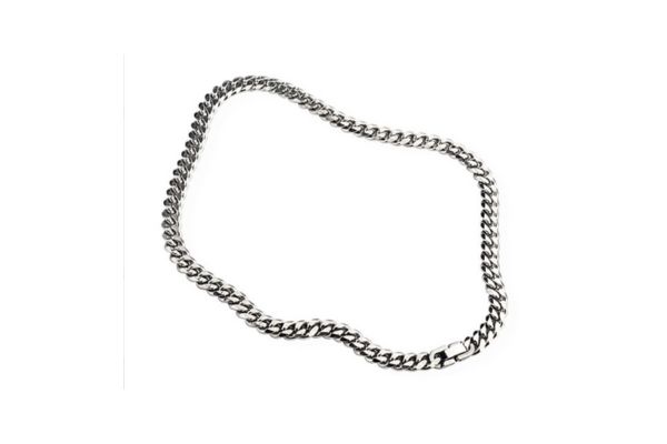 Dây chuyền Unisex sợi xích bản vừa