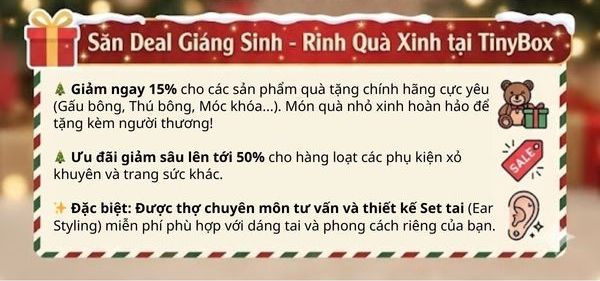 Gợi ý 3 Combo phối khuyên chủ đề Giáng Sinh: Tone Đỏ & Xanh