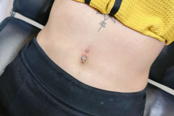 Hình ảnh xỏ khuyên rốn siêu đẹp