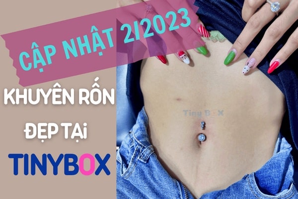 Hình ảnh xỏ khuyên rốn đẹp tại TinyBox 2/2023