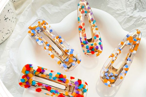 Kẹp tóc nhiều màu cho bạn nữ - Có 4 kiểu