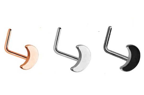 Khuyên mũi - khuyên tai Tragus hình mặt trăng