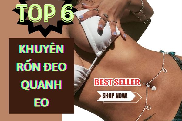 khuyên rốn đẹp đeo quanh eo