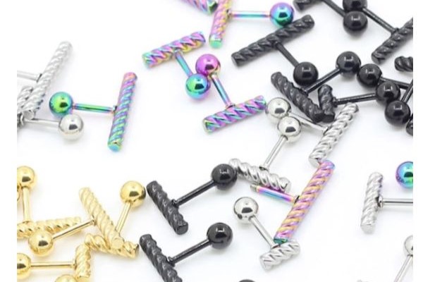 Khuyên tai GLORIA002 12mm nhiều màu