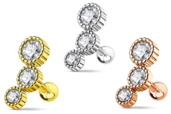 Khuyên tai ngọc EMERALD 3 màu