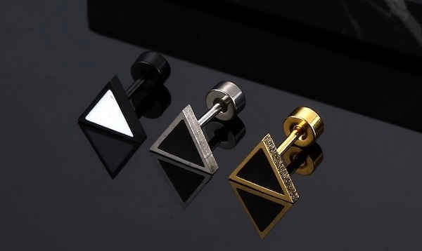 Khuyên tai tam giác Unisex