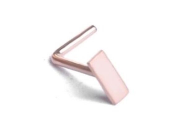 Khuyên mũi - khuyên tai Tragus hình chữ nhật