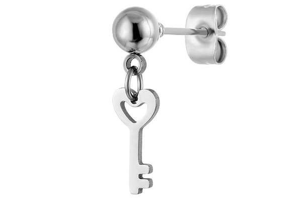 Khuyên tai móc khóa HEART