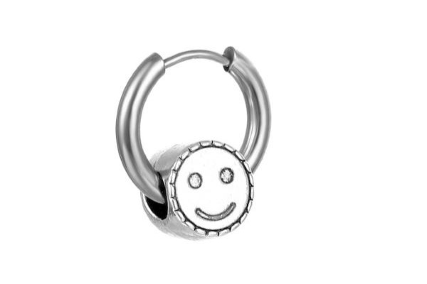 Khuyên tai tròn hình mặt cười