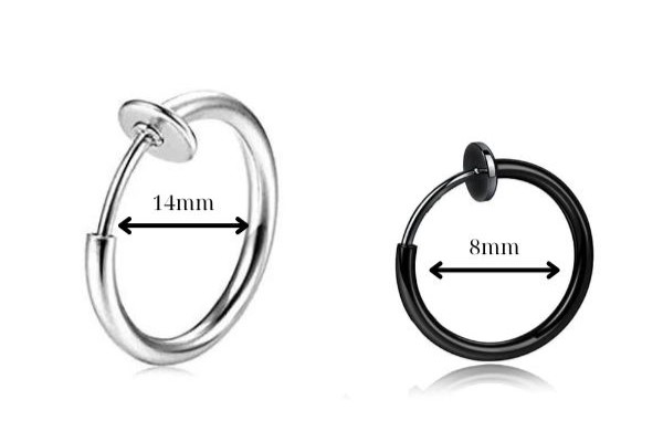 Khuyên tai tròn Unisex không xỏ