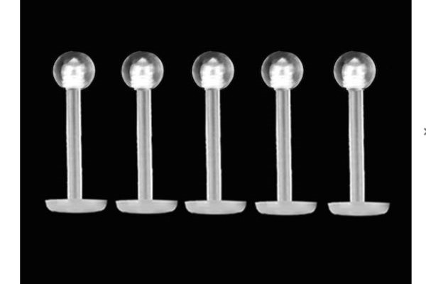 Khuyên tai thẳng trong suốt - Khuyên basic hợp nhiều vị trí