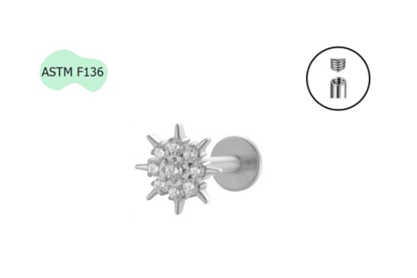 Khuyên tai Twinkling Vector Star