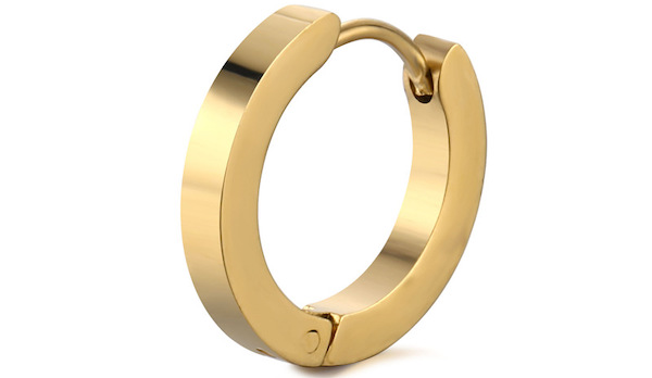 khuyên tai vàng cho nam