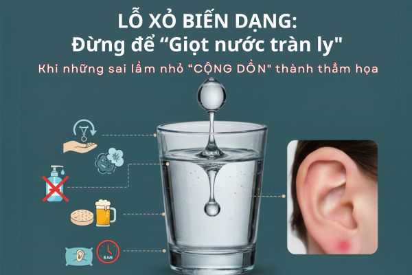 Lỗ xỏ biến dạng vì công thức "cộng dồn" tai hại