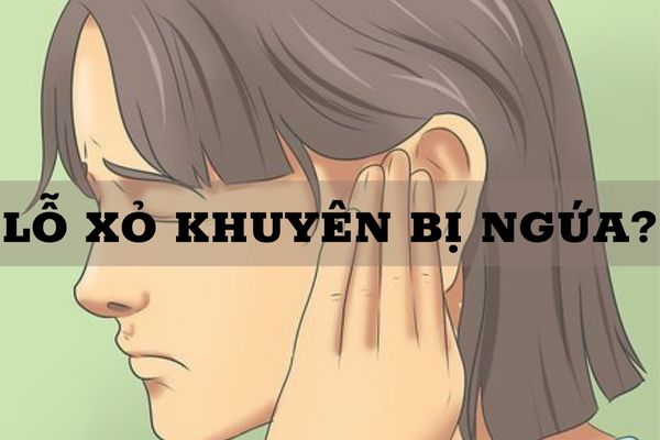 lỗ xỏ khuyên bị ngứa