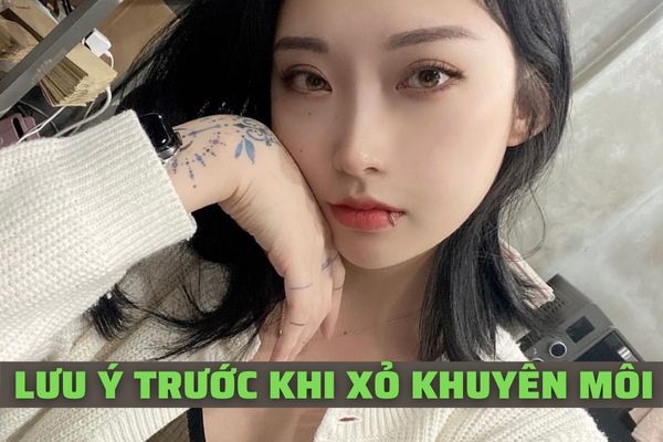 lưu ý khi xỏ khuyên môi