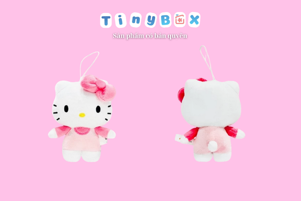 Móc khóa thú bông Hello Kitty