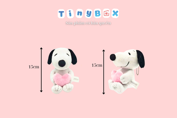 Móc Khóa Snoopy Trái tim