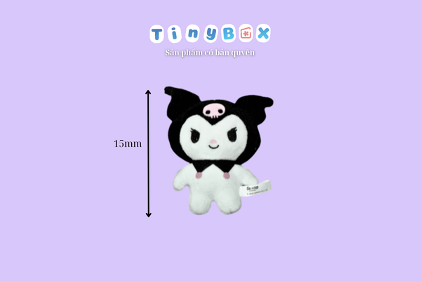 Móc khóa thú bông Kuromi