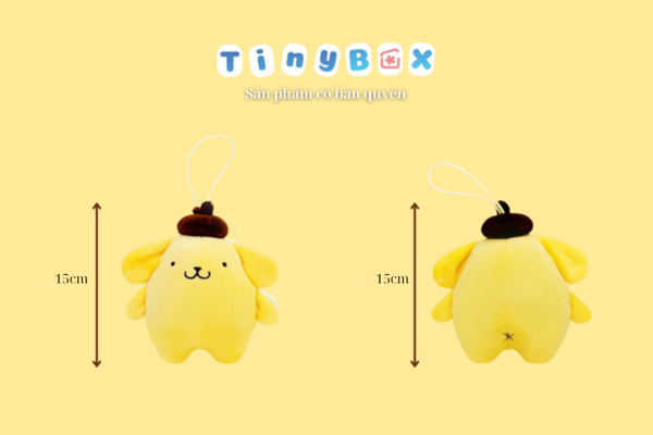 Móc khóa thú bông Pompompurin