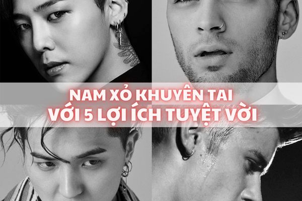 Nam xỏ khuyên tai với 5 lợi ích tuyệt vời