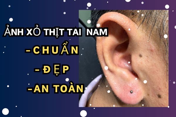 Ảnh nam xỏ thịt tai đẹp