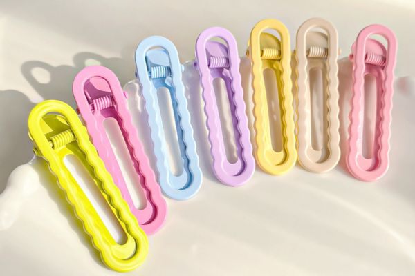 Set 2 kẹp tóc gợn sóng ngọt ngào