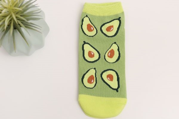 Tất ngắn phối hình trái bơ - Avocado