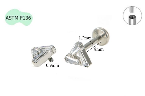 Titan / Triangle Earring