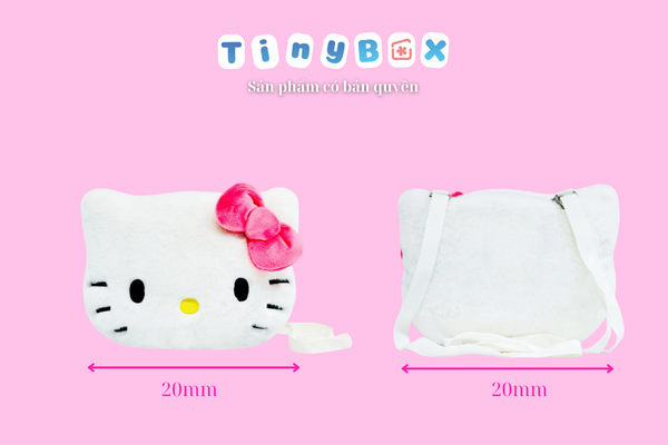 Túi bông mặt Hello Kitty