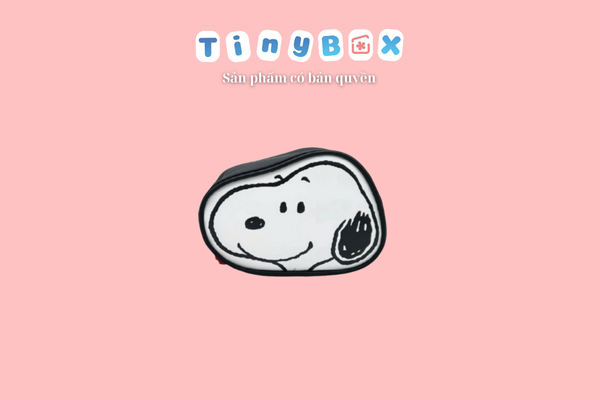 Túi mỹ phẩm mặt Snoopy