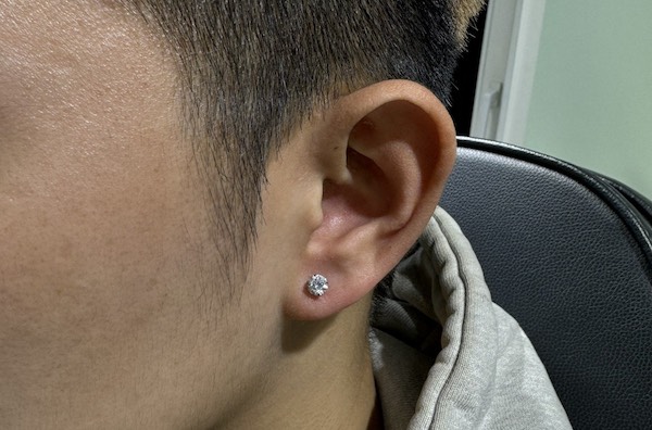 Ảnh vị trí xỏ khuyên tai được nam giới yêu thích nhất 3/2024