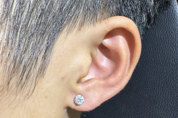 Ảnh vị trí xỏ khuyên tai được nam giới yêu thích nhất 3/2024