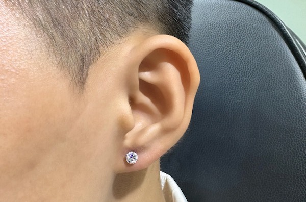 Ảnh vị trí xỏ khuyên tai được nam giới yêu thích nhất 3/2024