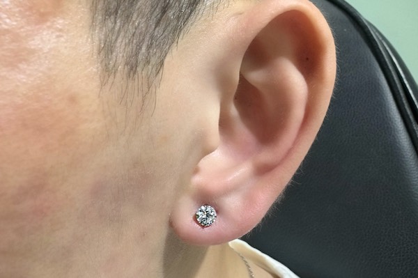 Ảnh vị trí xỏ khuyên tai được nam giới yêu thích nhất 3/2024