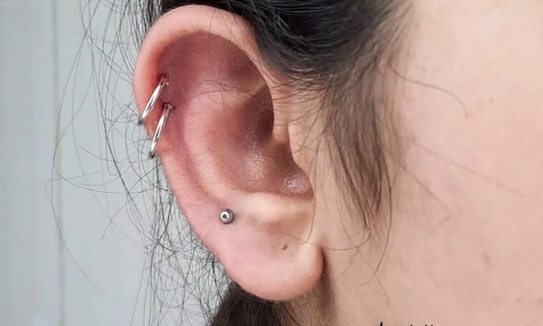 Vị trí xỏ khuyên tai không đau - Cách mix các vị trí