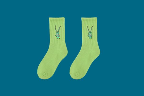 Vớ dài nam nữ họa tiết Plankton - SpongeBob