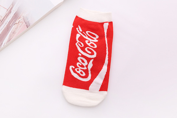 Vớ unisex in hình nước ngọt Coca Cola