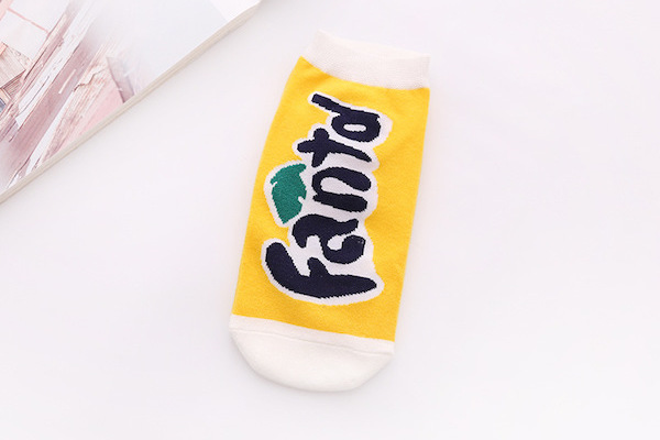 Vớ unisex in hình nước ngọt Fanta