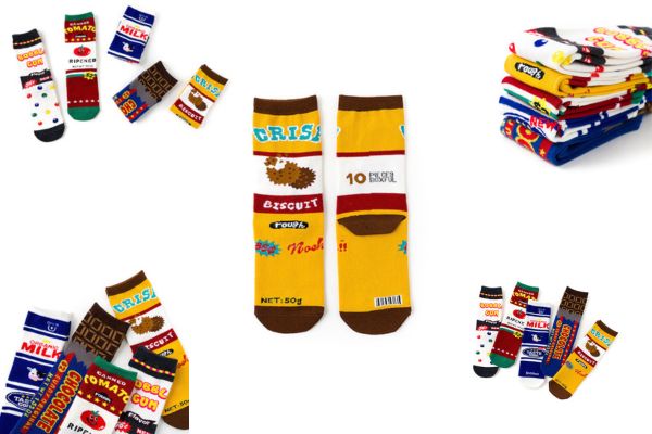 Vớ unisex hình BISCUIT