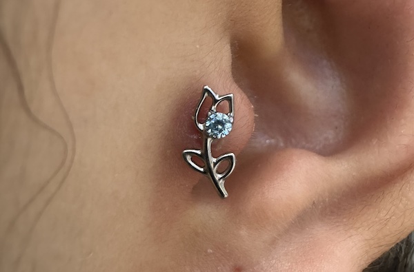 Xỏ khuyên có nên ăn xoài không - xỏ khuyên tai tragus