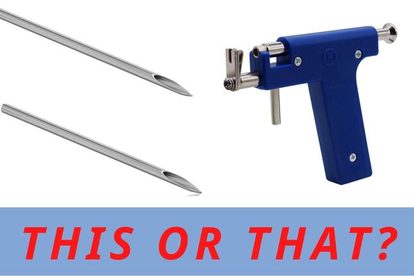 Xỏ khuyên hay bấm khuyên đau hơn? Vì sao?