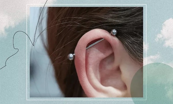 Xỏ khuyên Industrial có đau không?