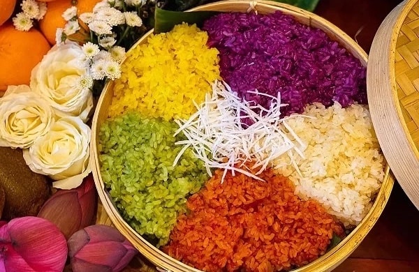 xỏ khuyên kiêng ăn đồ làm từ nếp