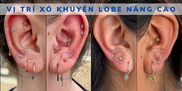 Xỏ khuyên lần đầu nên xỏ vị trí nào cho đỡ đau?