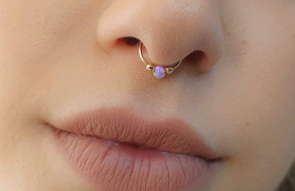 Mức độ đau của các vị trí xỏ khuyên - xỏ khuyên mũi vị trí septum