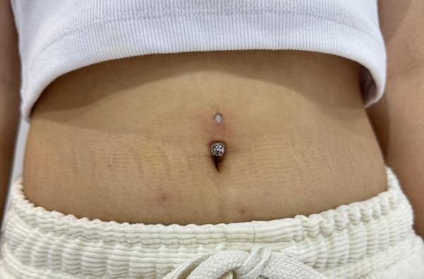 Xỏ khuyên rốn đẹp