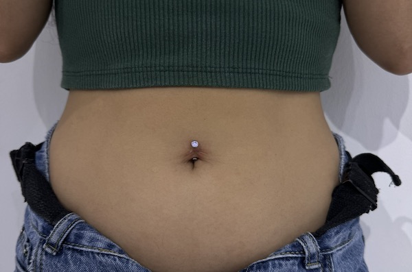 Xỏ khuyên rốn đẹp