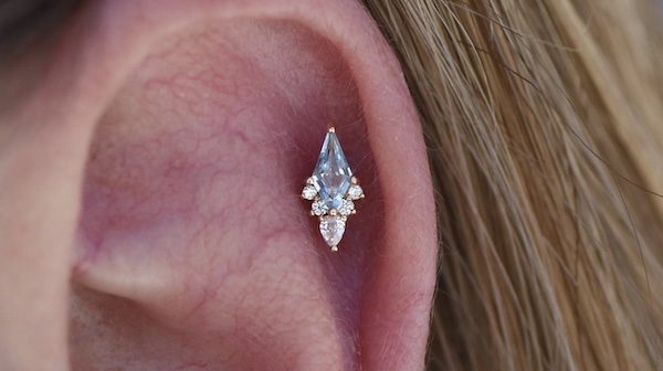 Vị trí xỏ khuyên sụn tai được săn đón nhiều nhất năm nay