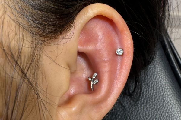 Xỏ khuyên sụn tai nên thực hiện tối đa bao nhiêu lỗ?